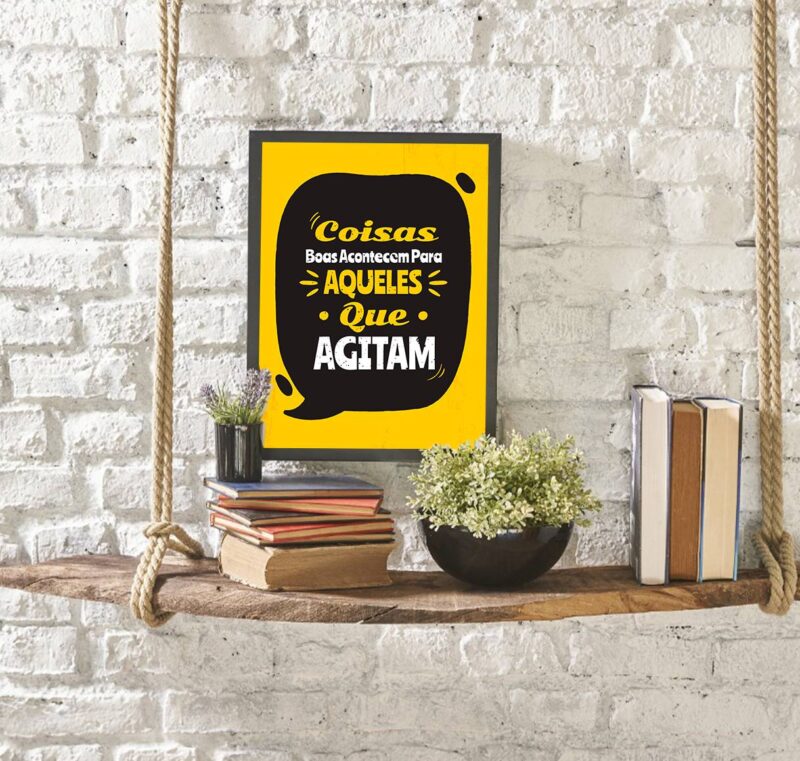Quadro Coisas Boas Acontecem Pra Quem Agita - Image 2