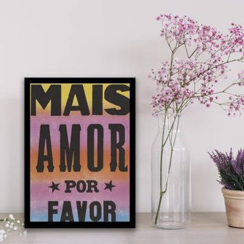 Quadro Mais Amor Por Favor - Image 2