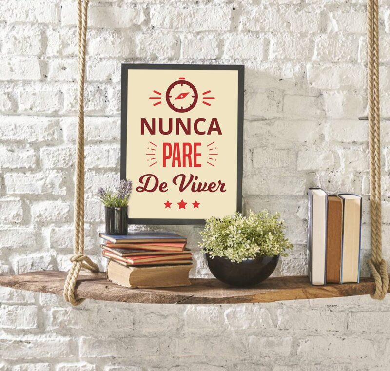 Quadro Nunca Pare de Viver - Image 2