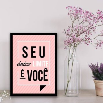 Quadro Seu Único Limite é Você - Imagem 2