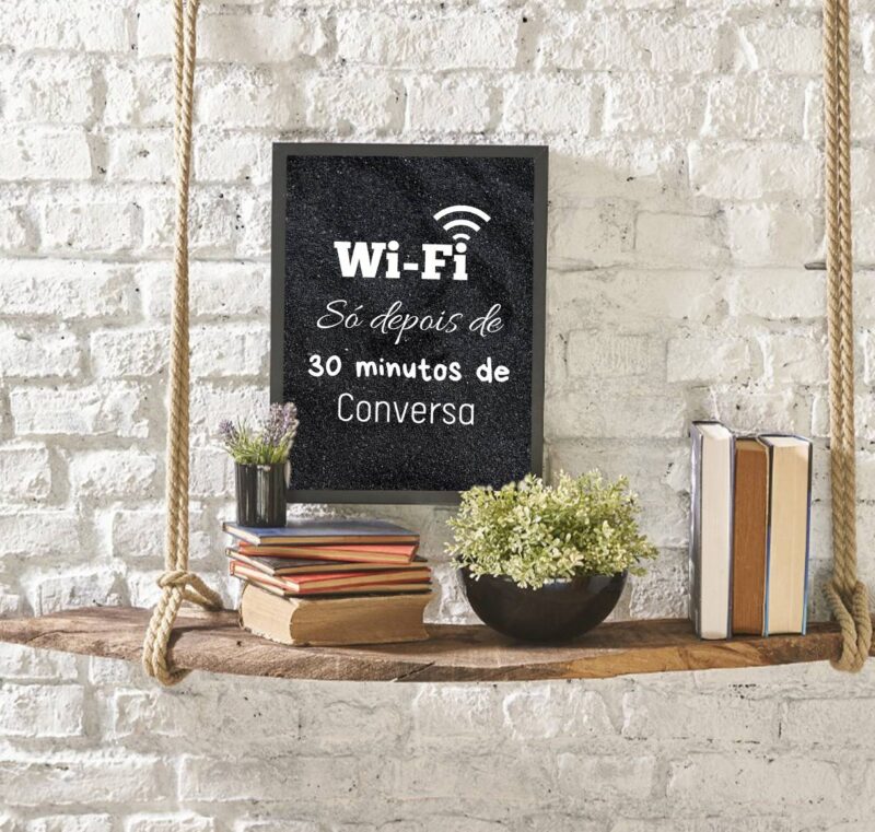 Quadro Wi-Fi Só Depois de 30 Minutos De Conversa - Image 2