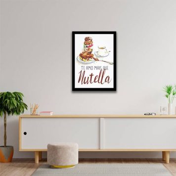 Quadro Te Amo Mais Que Nutella - Image 2
