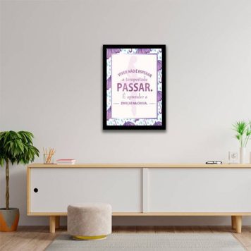 Quadro Viver é Aprender a Dançar Na Chuva - Image 2