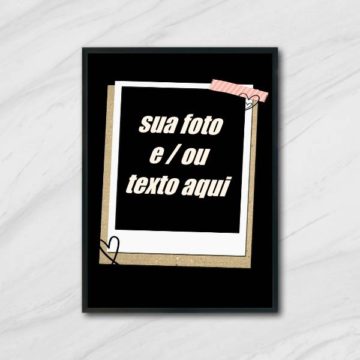 Quadro Personalizado Fundo Amor