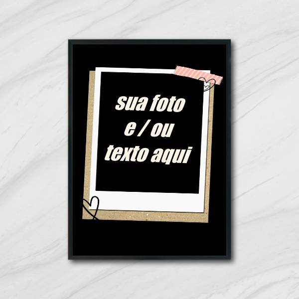Quadro Personalizado Fundo Amor