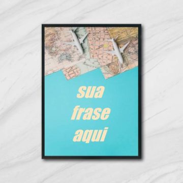 Quadro Personalizado Fundo Aviões