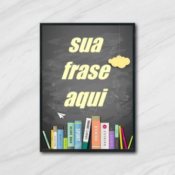 Quadro Personalizado Fundo Estudo