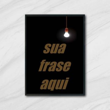 Quadro Personalizado Lustre