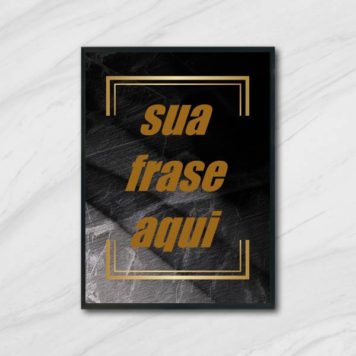 Quadro Personalizado Marmorizado