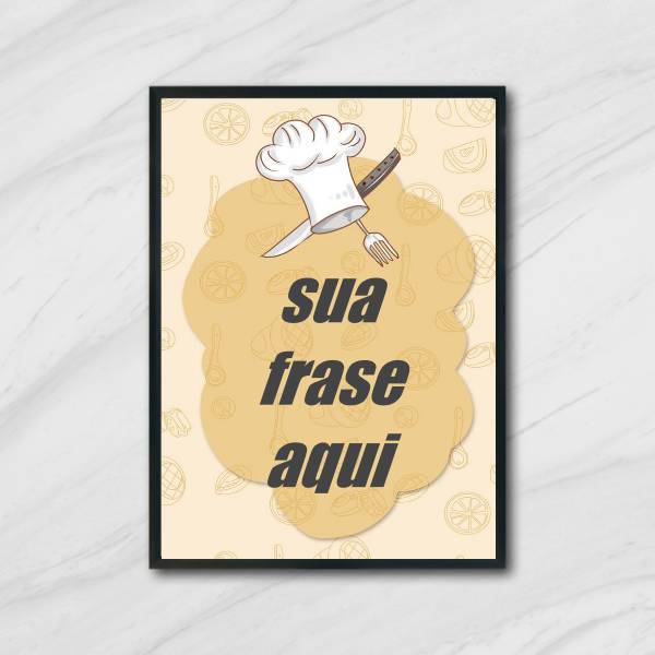 Quadro Personalizado Mestre Cuca