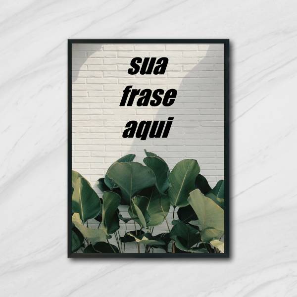 Quadro Personalizado Plantas
