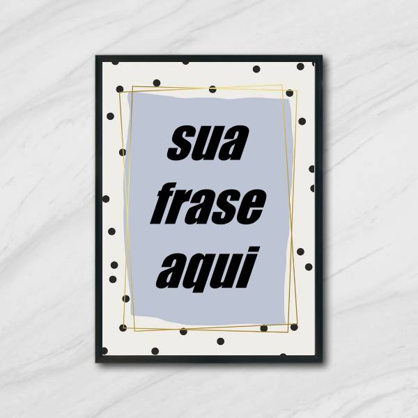 Quadro Personalizado Poá