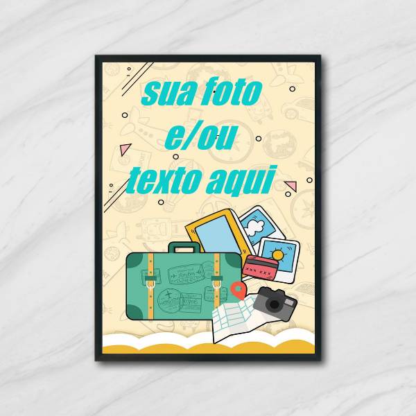 Quadro Personalizado Viagem II