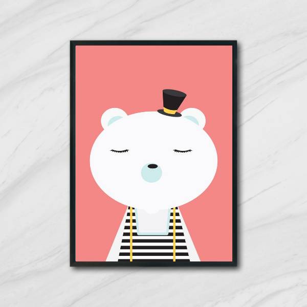 Quadro Ursinho de Circo