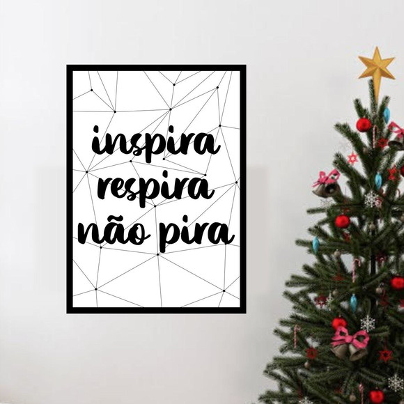 Quadro Inspire Amor, Exale Gratidão - Quadros Online