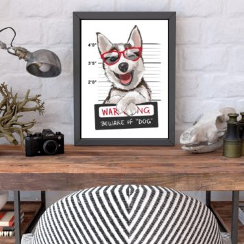 Quadro Decorativo Dog Prisioneiro - Image 2