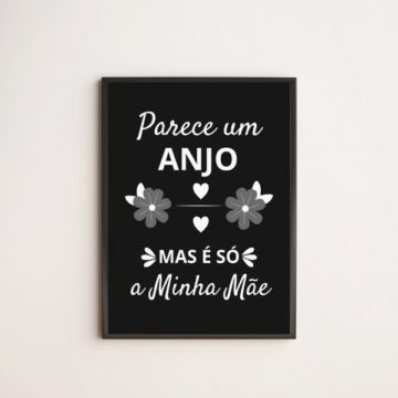 Quadro Decorativo Mãe Anjo