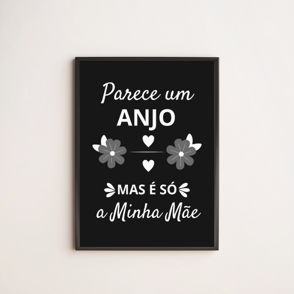Quadro Decorativo Mãe Anjo