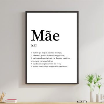 Quadro Decorativo Mãe Significado