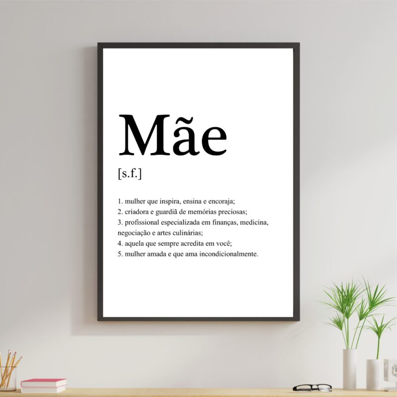 Quadro Decorativo Mãe Significado