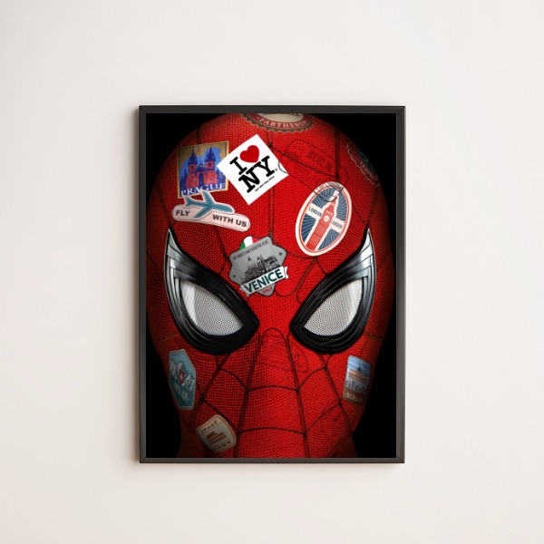 Quadro Homem Aranha Selos Países