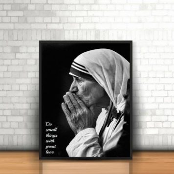Quadro Frase Madre Teresa De Calcutá