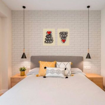 Kit 2 Placas Decorativas Presente Casal