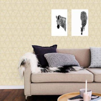 Kit 2 Placas Decorativas Zebra