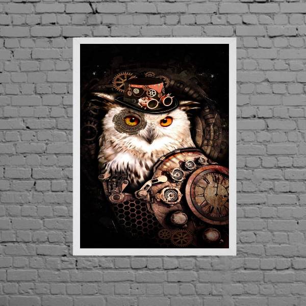 Quadro Decorativo Coruja Pirata