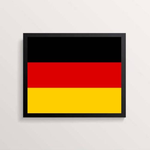 Quadro Decorativo Bandeira Alemanha