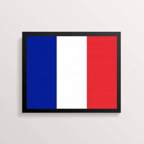 Quadro Decorativo Bandeira França