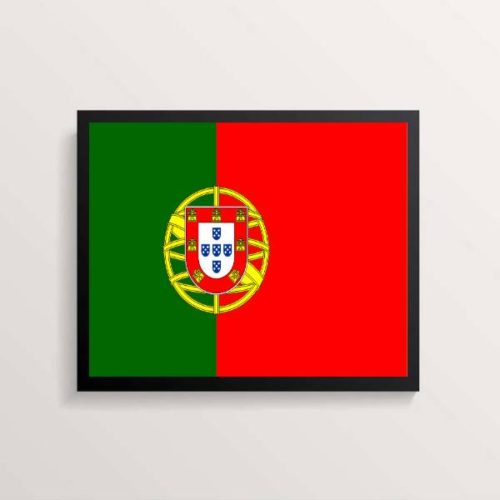 Quadro Decorativo Bandeira Portugal
