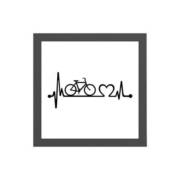 Quadro Quadrado Bicicleta Sinais Vitais