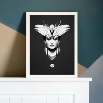 Quadro Decorativo Frida Asas