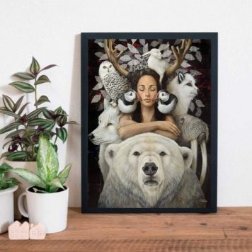 Quadro Decorativo Sagrado Feminino