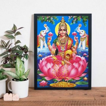 Quadro Deusa Hindu Lakshmi