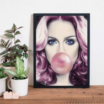 Quadro Madonna Bubble Gum