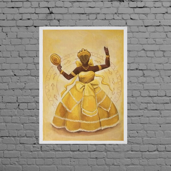Quadro Decorativo Mamãe Oxum