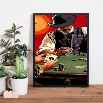 Quadro Jogatina Poker Night