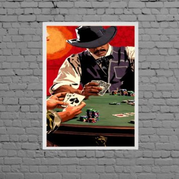 Quadro Jogatina Poker Night