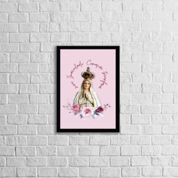 Quadro Meu Imaculado Coração Triunfará
