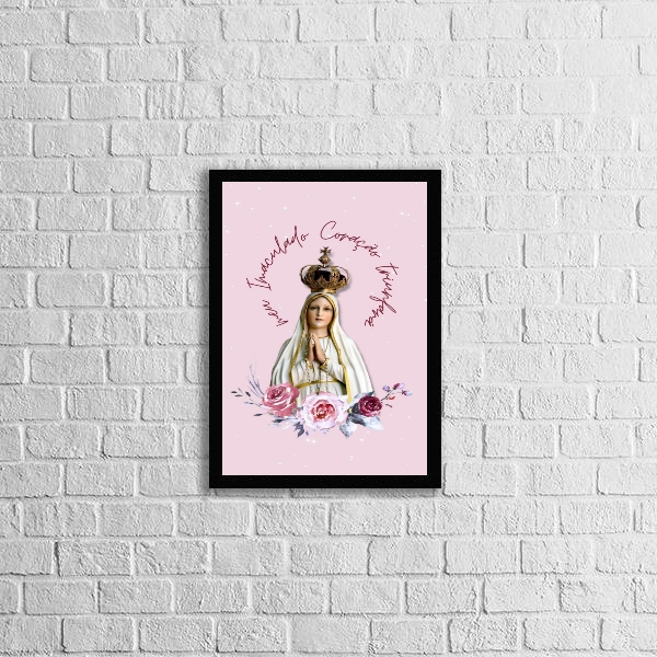 Quadro Meu Imaculado Coração Triunfará