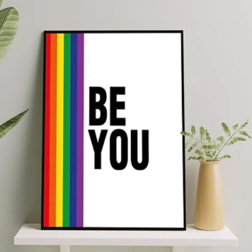 Quadro Decorativo LGBT Be You