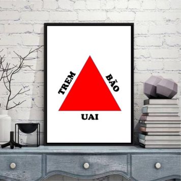 Quadro Minas Gerais Trem Bão Uai