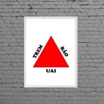 Quadro Minas Gerais Trem Bão Uai