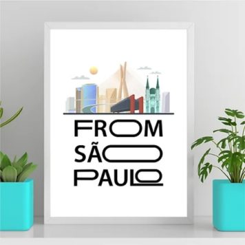 Quadro Decorativo From São Paulo