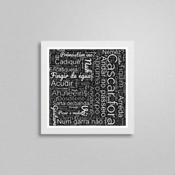 Quadro Quadrado Gírias De Mineiro