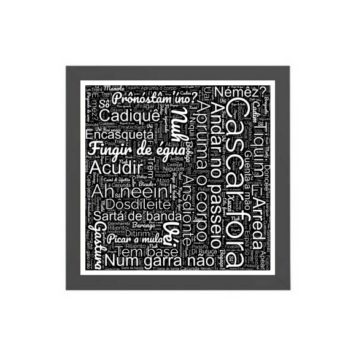 Quadro Quadrado Gírias De Mineiro