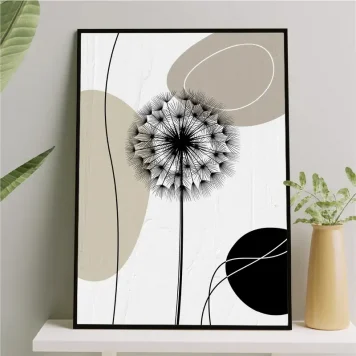 Quadro Dente de Leão - Abstrato