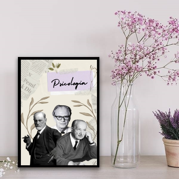Quadro Decorativo Mestres Da Psicologia